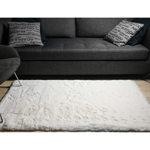 Χαλί Γούνινο (160x230) Polcarpet Rabbit White