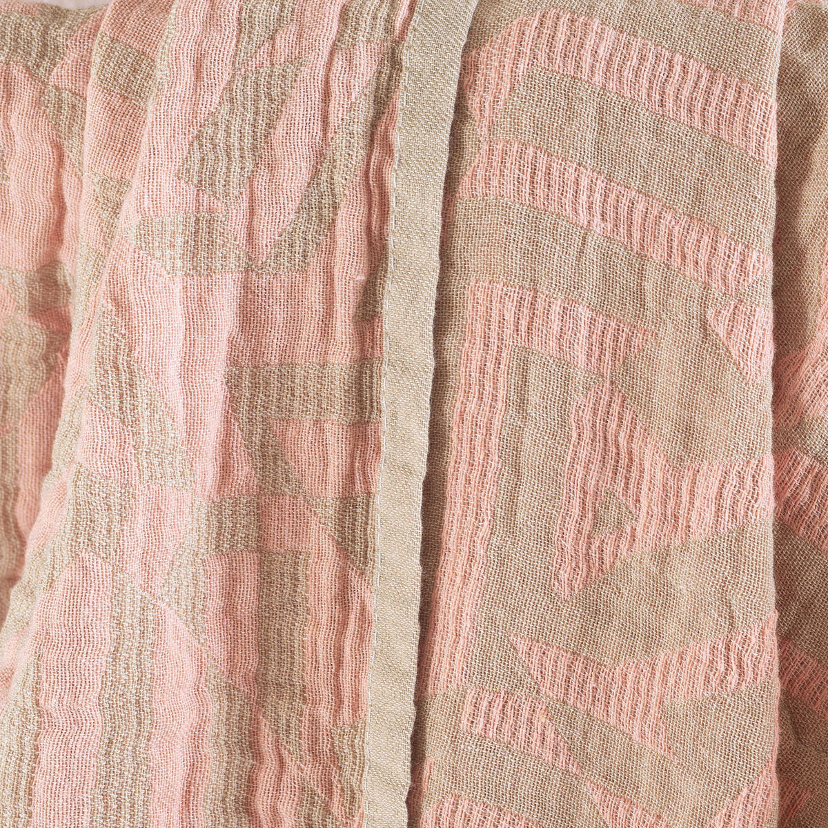 Παρεό Ματλασέ (100X200) Rythmos Azzuro Salmon Home Θαλάσσης Spitishop
