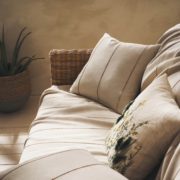 Ριχτάρι Καναπέ Διθέσιου (180x250) Gofis Home Rabia Beige/Clay 321/02