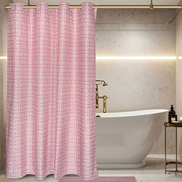 Κουρτίνα Μπάνιου (200x180) Με Τρουκς Greenwich Polo Club 3121