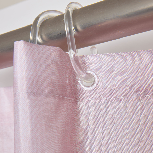 Κουρτίνα Μπάνιου (240x180) Με Κρίκους Das Home Bath 0806 Nude