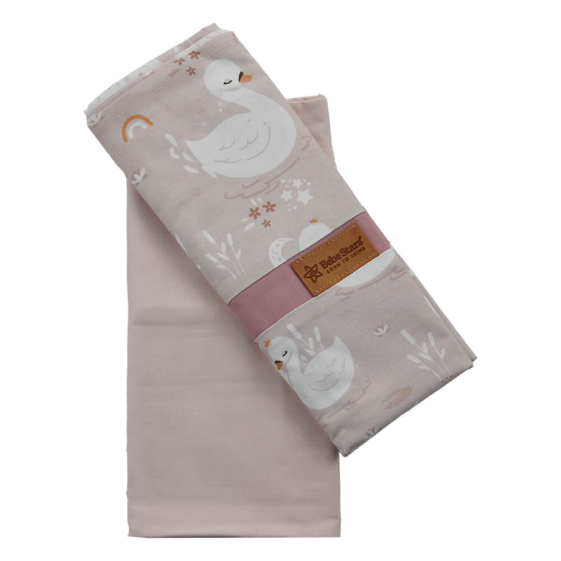 Σεντόνια Λίκνου (Σετ) Bebe Stars Swan 307-314