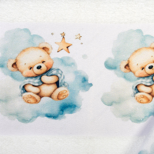 Βρεφικές Πετσέτες (Σετ 2τμχ) Dimcol Bear 302 White