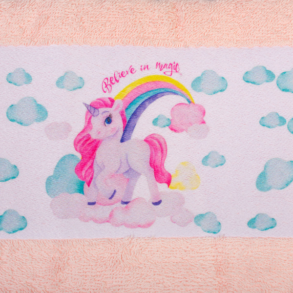 Παιδικές Πετσέτες (Σετ 2τμχ) Dimcol Unicorn 315 Pink