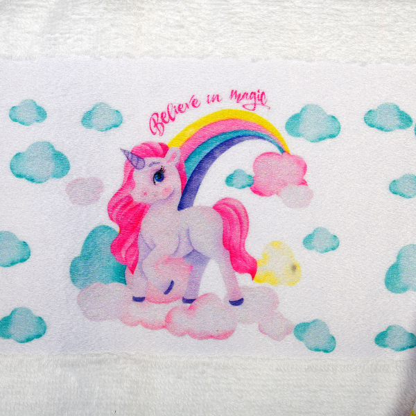 Βρεφικές Πετσέτες (Σετ 2τμχ) Dimcol Unicorn 316 Whte