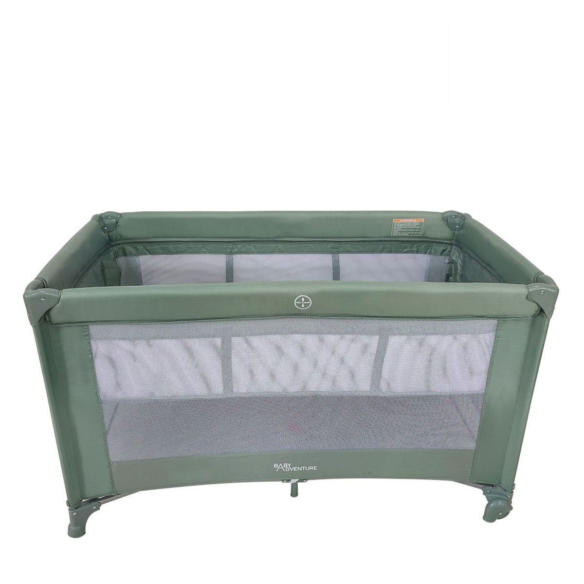 Baby Adventure Παρκοκρέβατο 2 Θέσεων (0+ Μηνών/Έως 15kg) Baby Adventure Dream 1 Layer Khaki