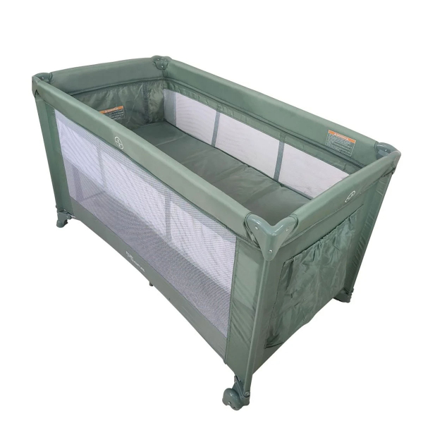 Παρκοκρέβατο 2 Θέσεων (0+ Μηνών/Έως 15kg) Baby Adventure Dream 1 Layer Khaki