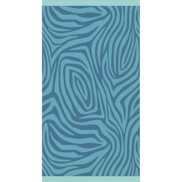 Πετσέτα Θαλάσσης (86x160) Melinen Zebra Blue