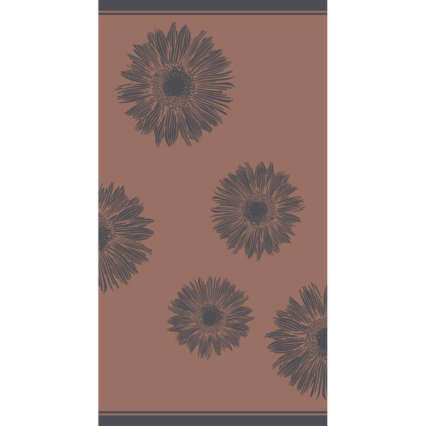 Πετσέτα Θαλάσσης (86x160) Melinen Flower Brown