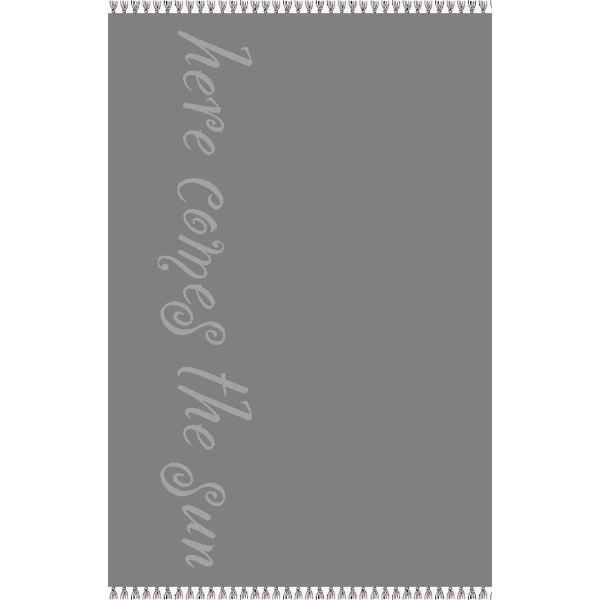 Πετσέτα Θαλάσσης (86x160) Melinen Beatles D.Grey