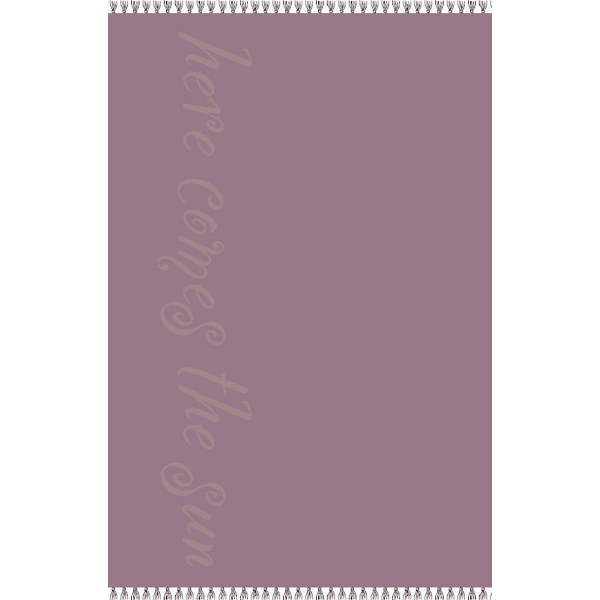 Πετσέτα Θαλάσσης (86x160) Melinen Beatles Plum