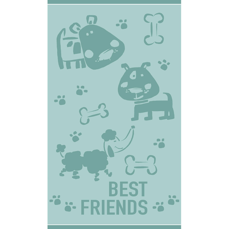 Παιδική Πετσέτα Θαλάσσης (70x120) Melinen Puppy Lover Aqua