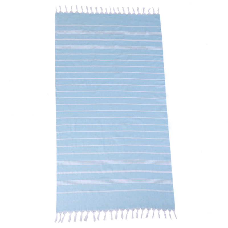 Πετσέτα Θαλάσσης (80x170) Estia Save The Aegean Azure Stripes 00-31107