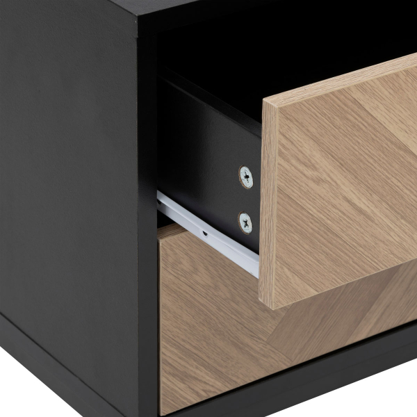 Κομοδίνο Με 2 Συρτάρια (50x40x45) F-V Chevron 193629