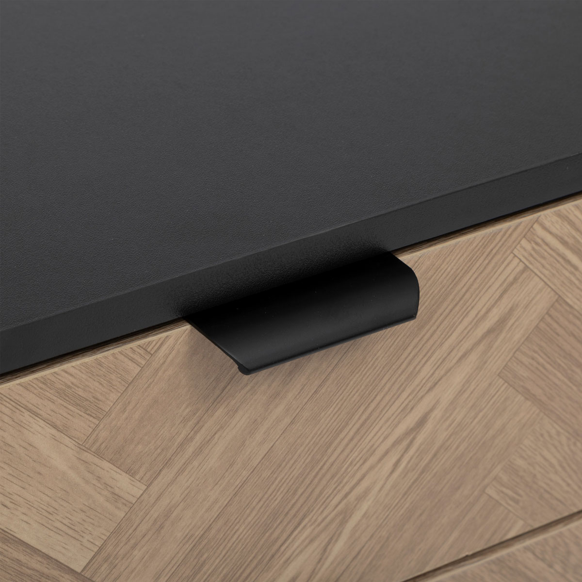 Κομοδίνο με 2 Συρτάρια (50X40X45) F-V Chevron 193629 Home Έπιπλα Κρεβατοκάμαρας Κομοδίνα Spitishop