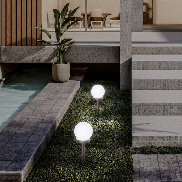 Ηλιακό Φωτιστικό Καρφωτό LED Eurolamp 145-20850