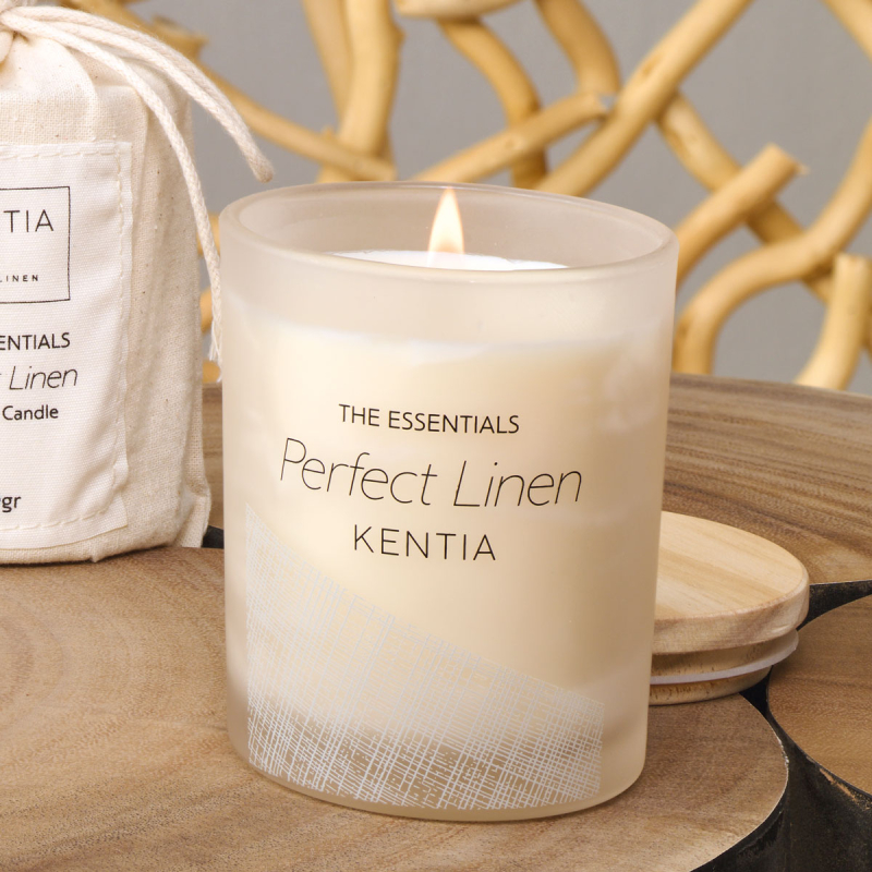 Κερί Αρωματικό 160gr Kentia Sense 25 Perfect Linen