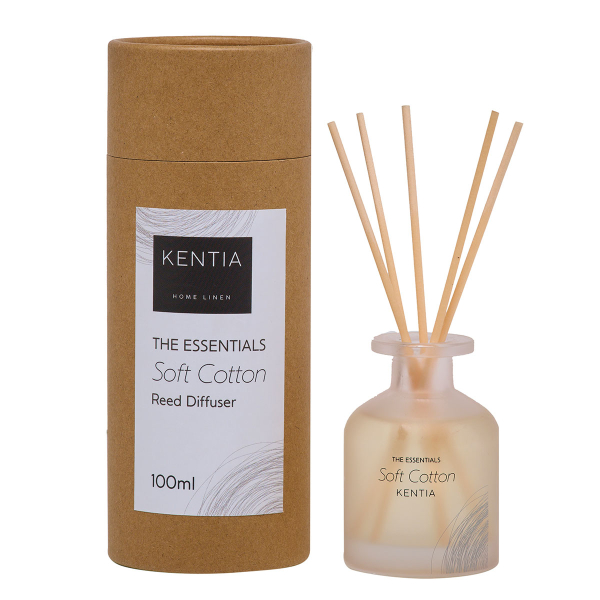 Αρωματικό Χώρου 100ml Με Στικς Kentia Sense 25 Soft Cotton
