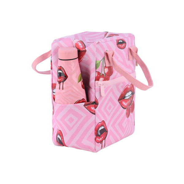 Ισοθερμική Τσάντα Φαγητού 7lt Estia Save The Aegean Blush Pop 01-32968