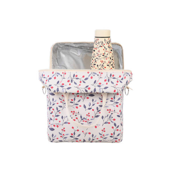 Ισοθερμική Τσάντα Φαγητού 7lt Estia Save The Aegean Bloom Beige 01-32982