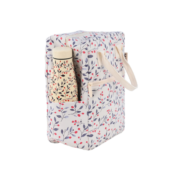 Ισοθερμική Τσάντα Φαγητού 7lt Estia Save The Aegean Bloom Beige 01-32982