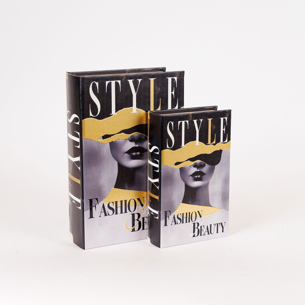 Διακοσμητικά Βιβλία/Κουτιά (Σετ 2τμχ) Estheti 819-00286