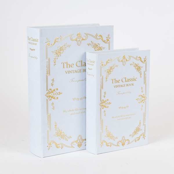 Διακοσμητικά Βιβλία/Κουτιά (Σετ 2τμχ) Estheti 819-00284