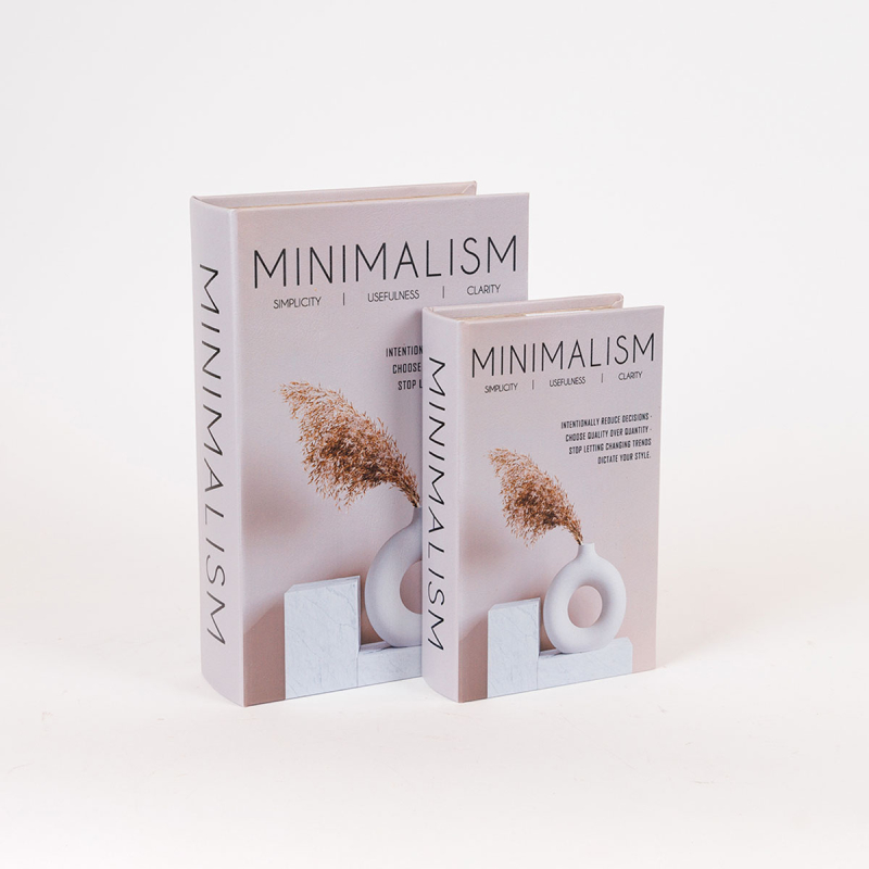 Διακοσμητικά Βιβλία/Κουτιά (Σετ 2τμχ) Estheti 819-00275