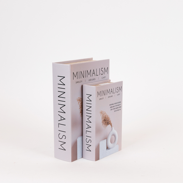 Διακοσμητικά Βιβλία/Κουτιά (Σετ 2τμχ) Estheti 819-00275