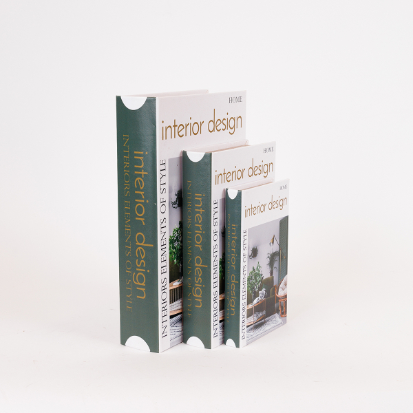 Διακοσμητικά Βιβλία/Κουτιά (Σετ 3τμχ) Estheti 819-00283