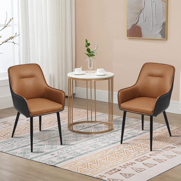 Καρέκλα Τραπεζαρίας (56x61x89) Spitishop Logan Camel