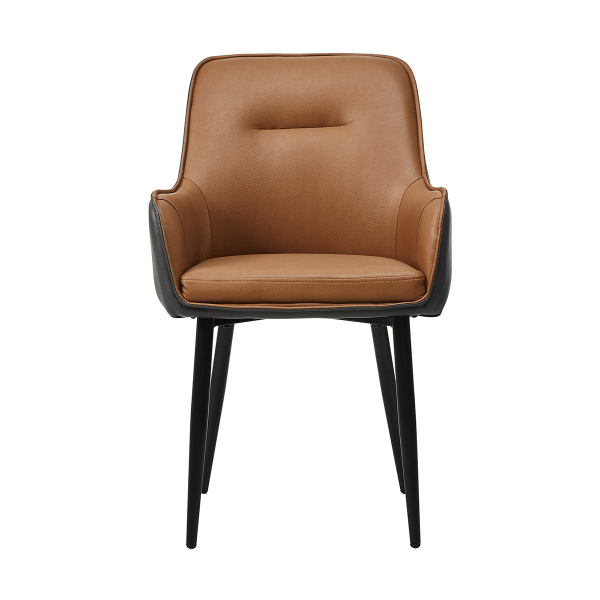 Καρέκλα Τραπεζαρίας (56x61x89) Spitishop Logan Camel