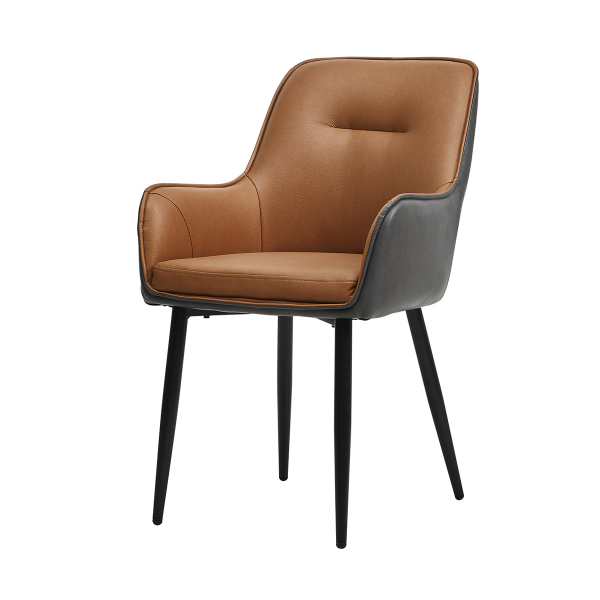 Καρέκλα Τραπεζαρίας (56x61x89) Spitishop Logan Camel