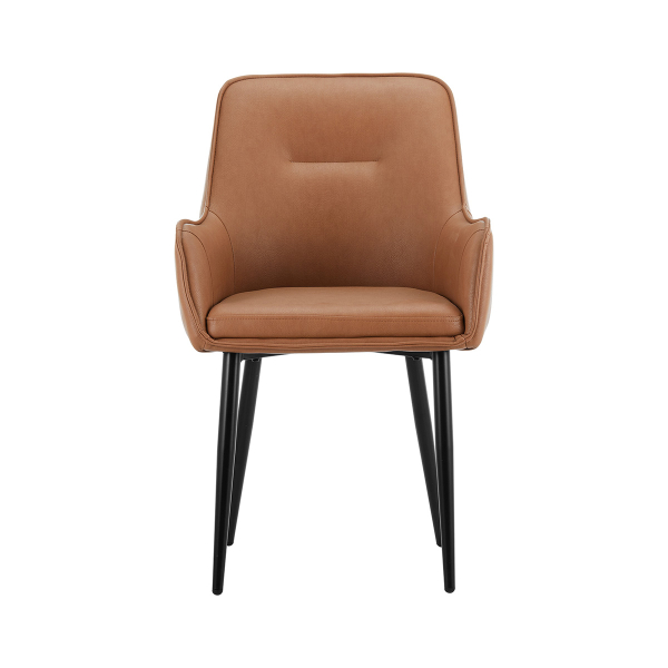 Καρέκλα Τραπεζαρίας (56x61x89) Spitishop Hernan Camel