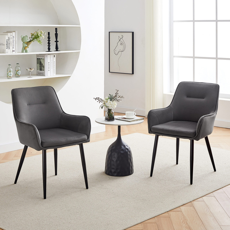 Καρέκλα Τραπεζαρίας (56x61x89) Spitishop Hernan Grey