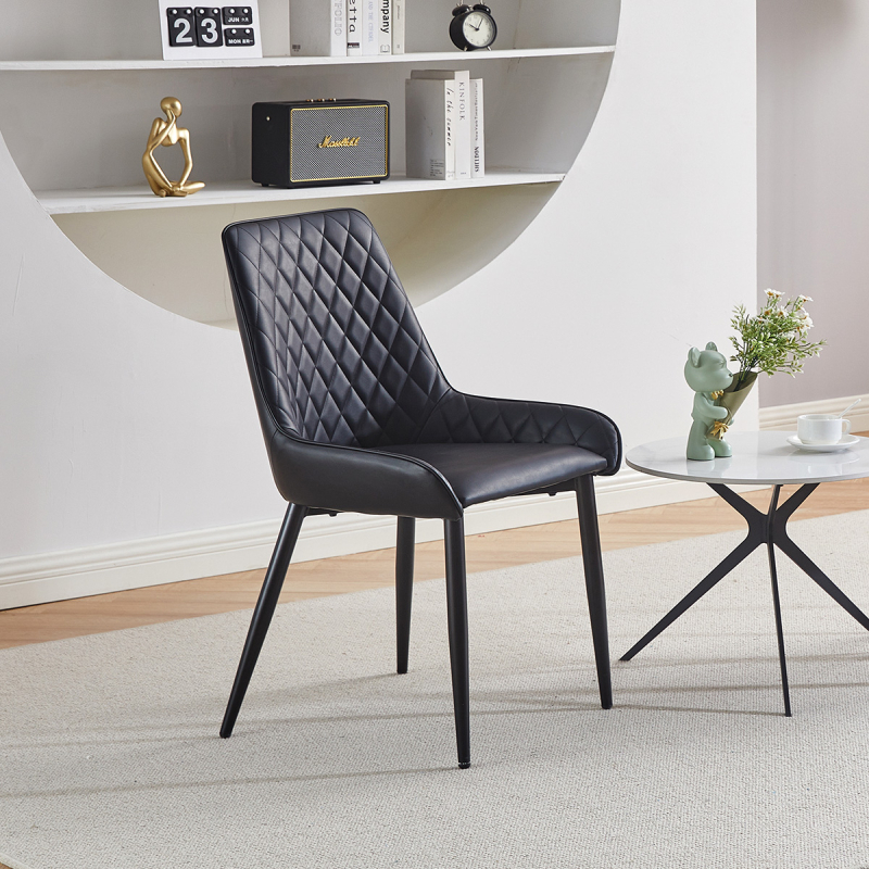 Καρέκλα Τραπεζαρίας (54x47x87) Spitishop Ricardo Black