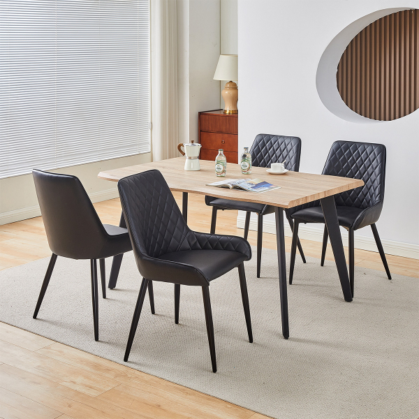 Καρέκλα Τραπεζαρίας (54x47x87) Spitishop Ricardo Black