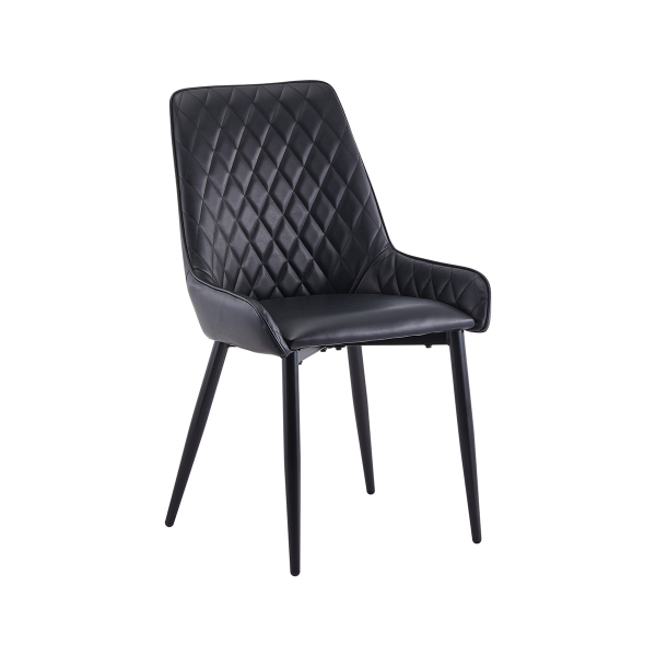 Καρέκλα Τραπεζαρίας (54x47x87) Spitishop Ricardo Black