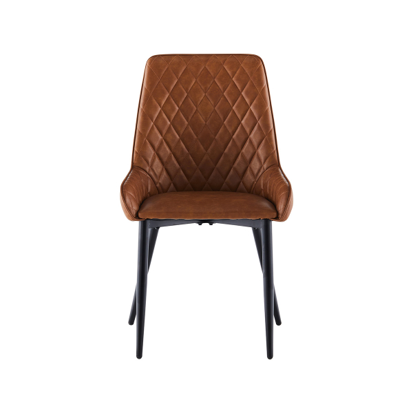 Καρέκλα Τραπεζαρίας (54x47x87) Spitishop Ricardo Camel