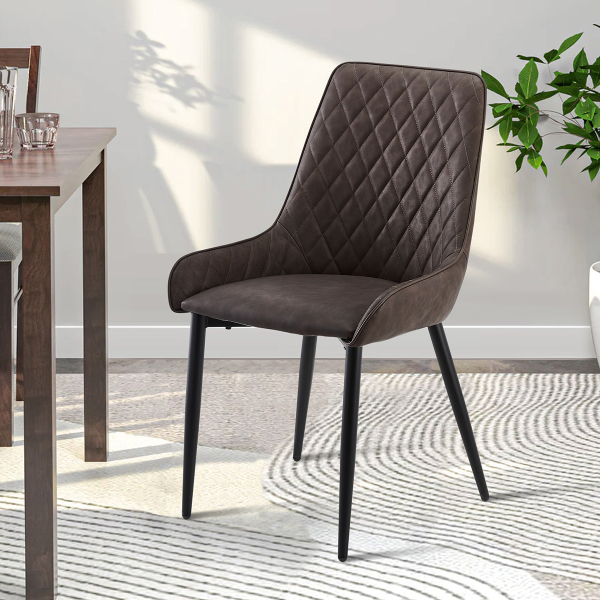 Καρέκλα Τραπεζαρίας (54x47x87) Spitishop Ricardo Brown