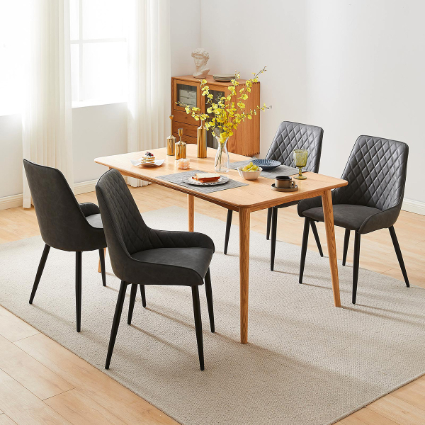 Καρέκλα Τραπεζαρίας (54x47x87) Spitishop Ricardo Dark Grey