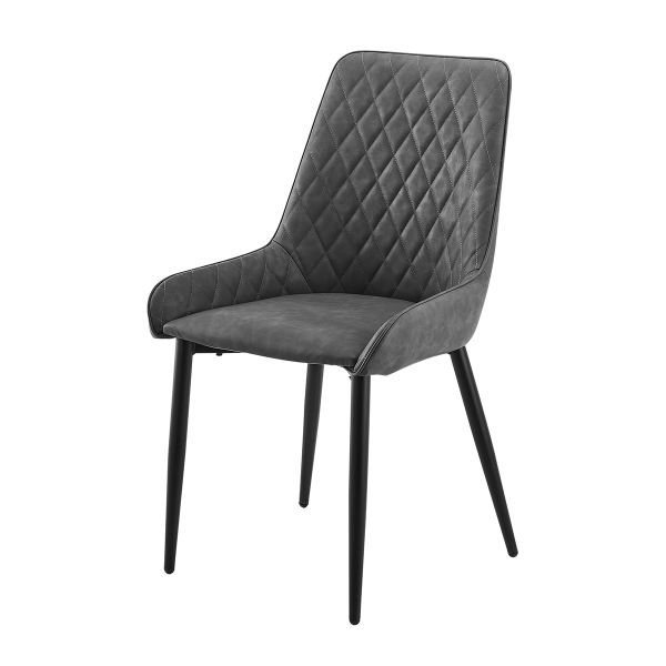 Καρέκλα Τραπεζαρίας (54x47x87) Spitishop Ricardo Dark Grey