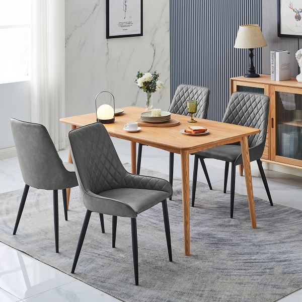 Καρέκλα Τραπεζαρίας (54x47x87) Spitishop Ricardo Light Grey