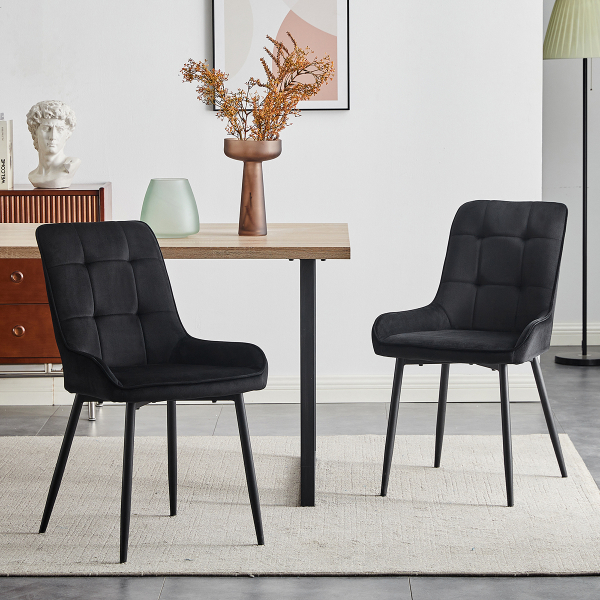 Καρέκλα Τραπεζαρίας (50x59.5x83) Spitishop Orlean Black