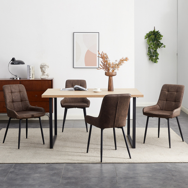 Καρέκλα Τραπεζαρίας (50x59.5x83) Spitishop Orlean Brown