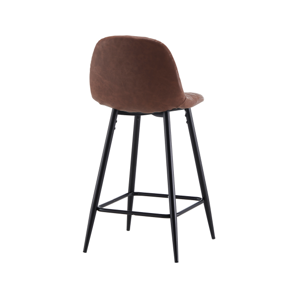 Σκαμπό Μπαρ Με Πλάτη (42x49x91) Spitishop Scott Camel