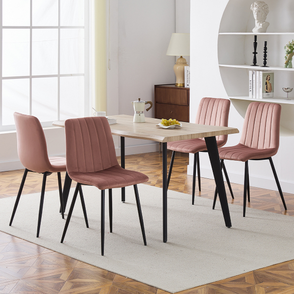 Καρέκλα Τραπεζαρίας (45x56x88) Spitishop Lorelay Pink