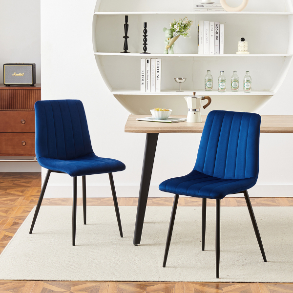 Καρέκλα Τραπεζαρίας (45x56x88) Spitishop Lorelay Blue