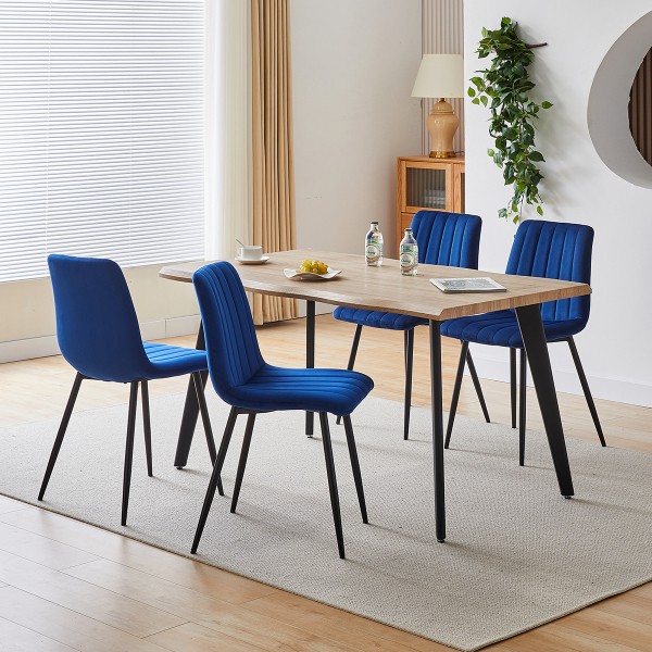 Καρέκλα Τραπεζαρίας (45x56x88) Spitishop Lorelay Blue