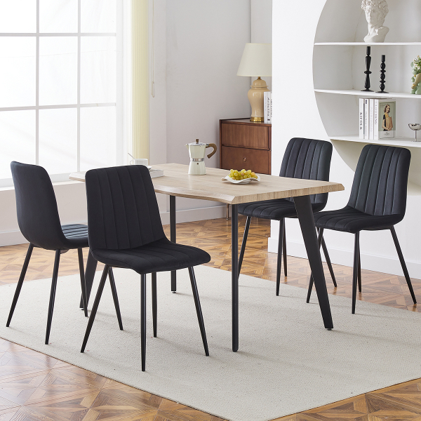 Καρέκλα Τραπεζαρίας (45x56x88) Spitishop Lorelay Black